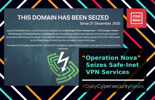 Safe-Inet VPN Seized Safe-Inet VPN
