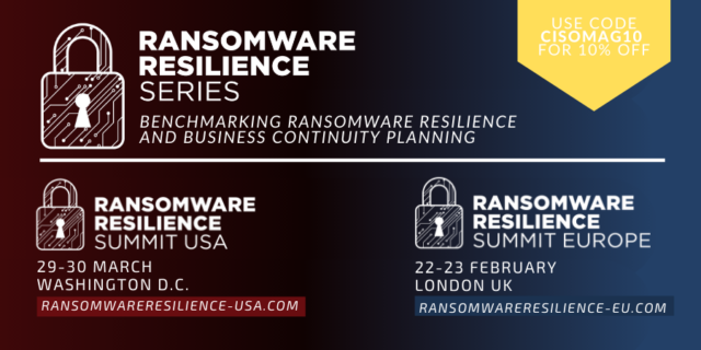 CISO Mag Press Release 1 Ransomware Resilience Summit Series